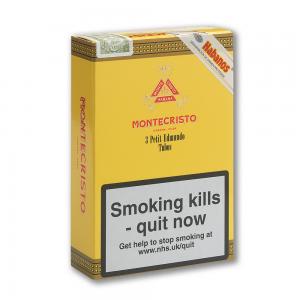 Montecristo Petit Edmundo Tubed Cigar - Pack of 3